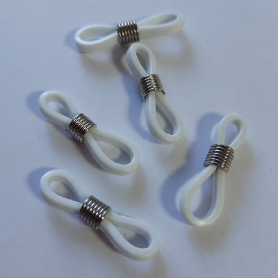 Accesorii pentru ochelari alb 2,5cm